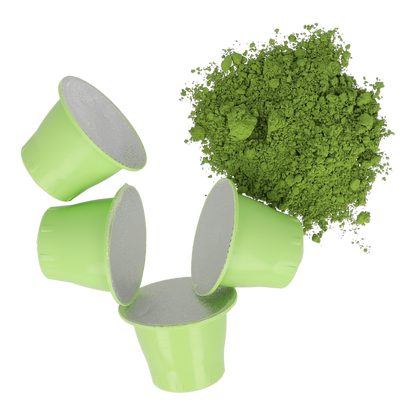 Cápsulas de matcha Edward Fields compatibles con Nespresso