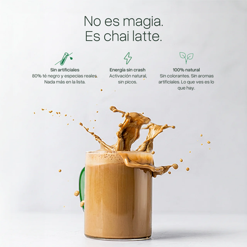 Chai Latte Premium en polvo 100% natural 100g