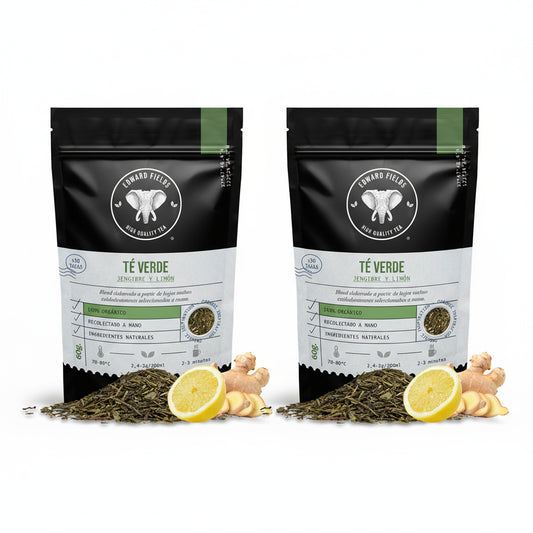 Té Verde Ecológico con Jengibre y Limón