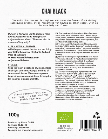Té Chai Negro Ecológico